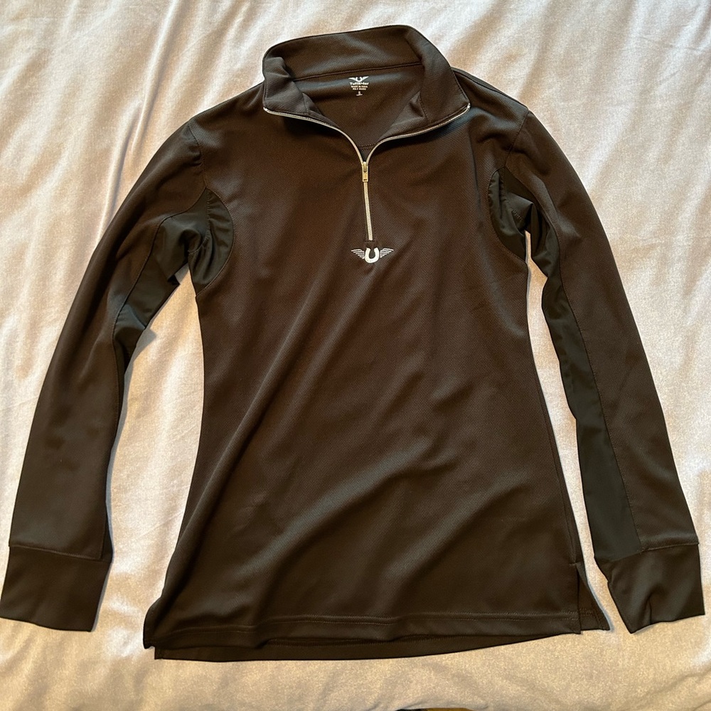 Tuffrider quarter zip jacket womens small